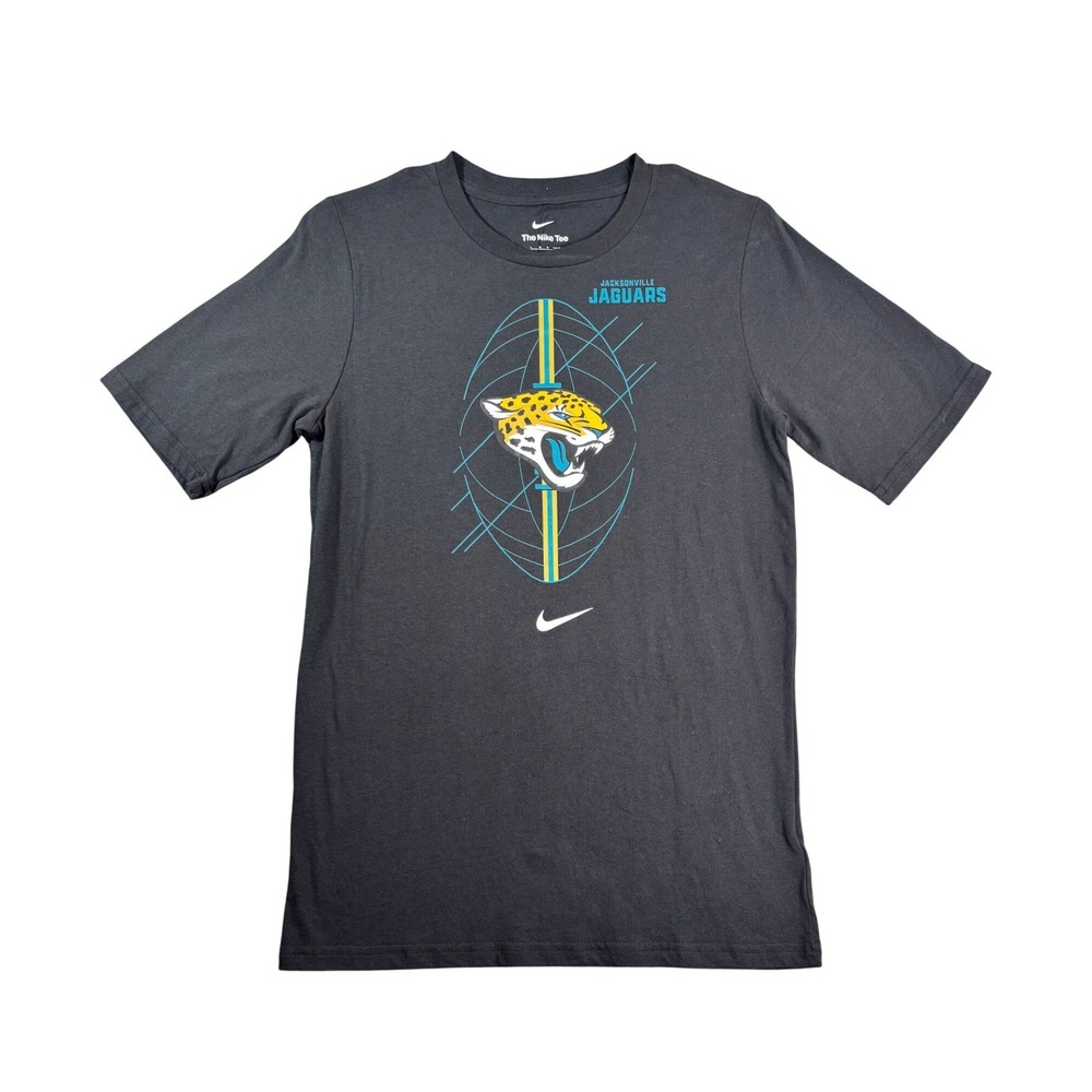 Nike Jacksonville Jaguars Youth Large T-Shirt Black NFL Graphic Tee NWT
